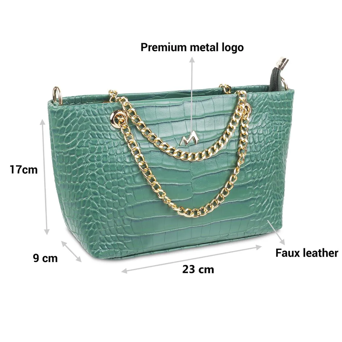 Metro Women Green Sling Bag