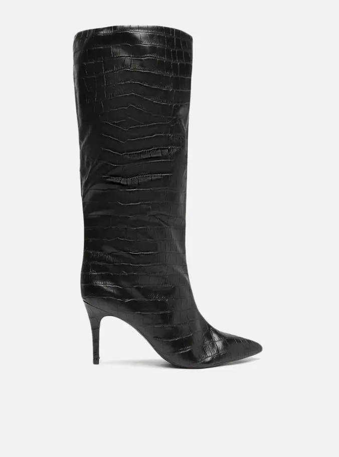 Miranda High Stiletto Black Boot