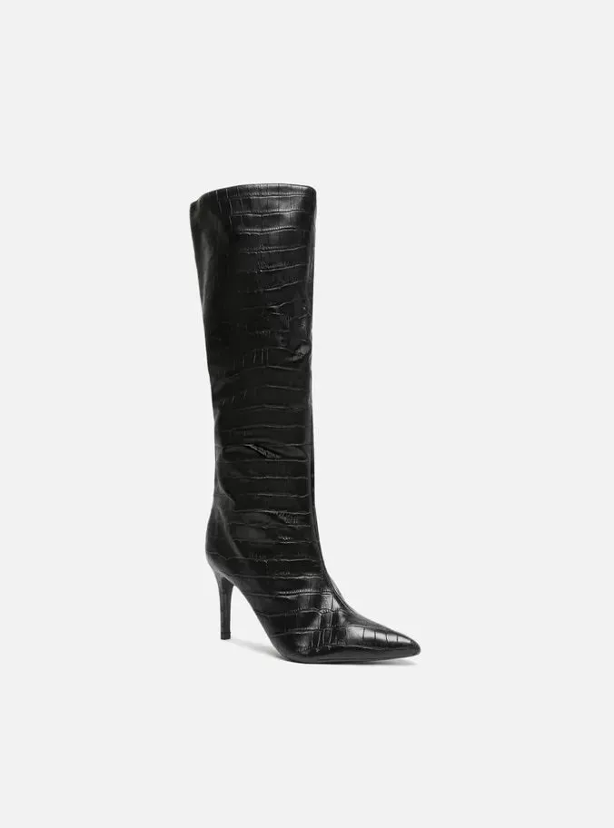 Miranda High Stiletto Black Boot