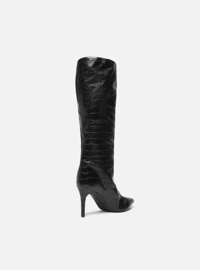 Miranda High Stiletto Black Boot