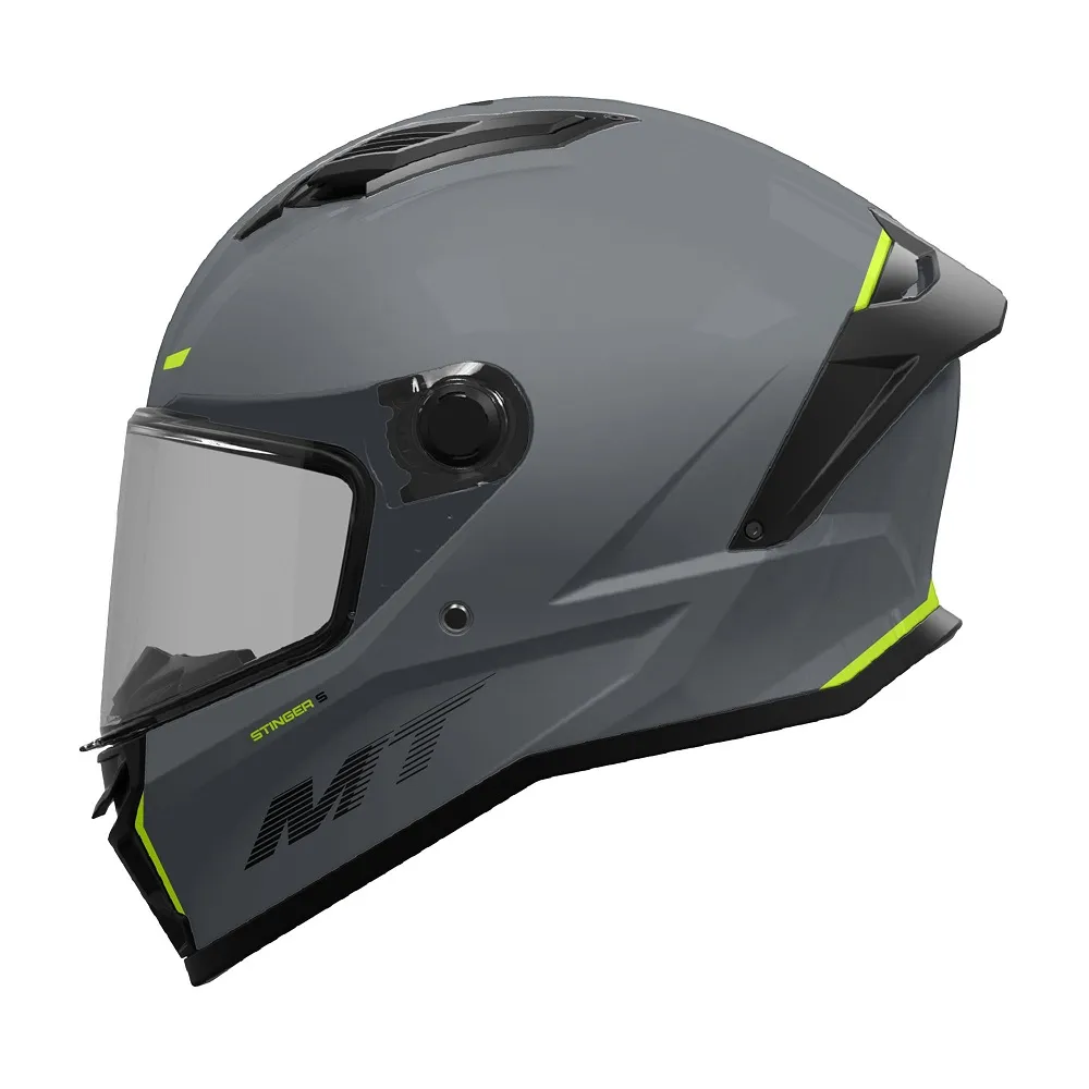 MT Stinger 2 Plain Helmet - Matt Titanium