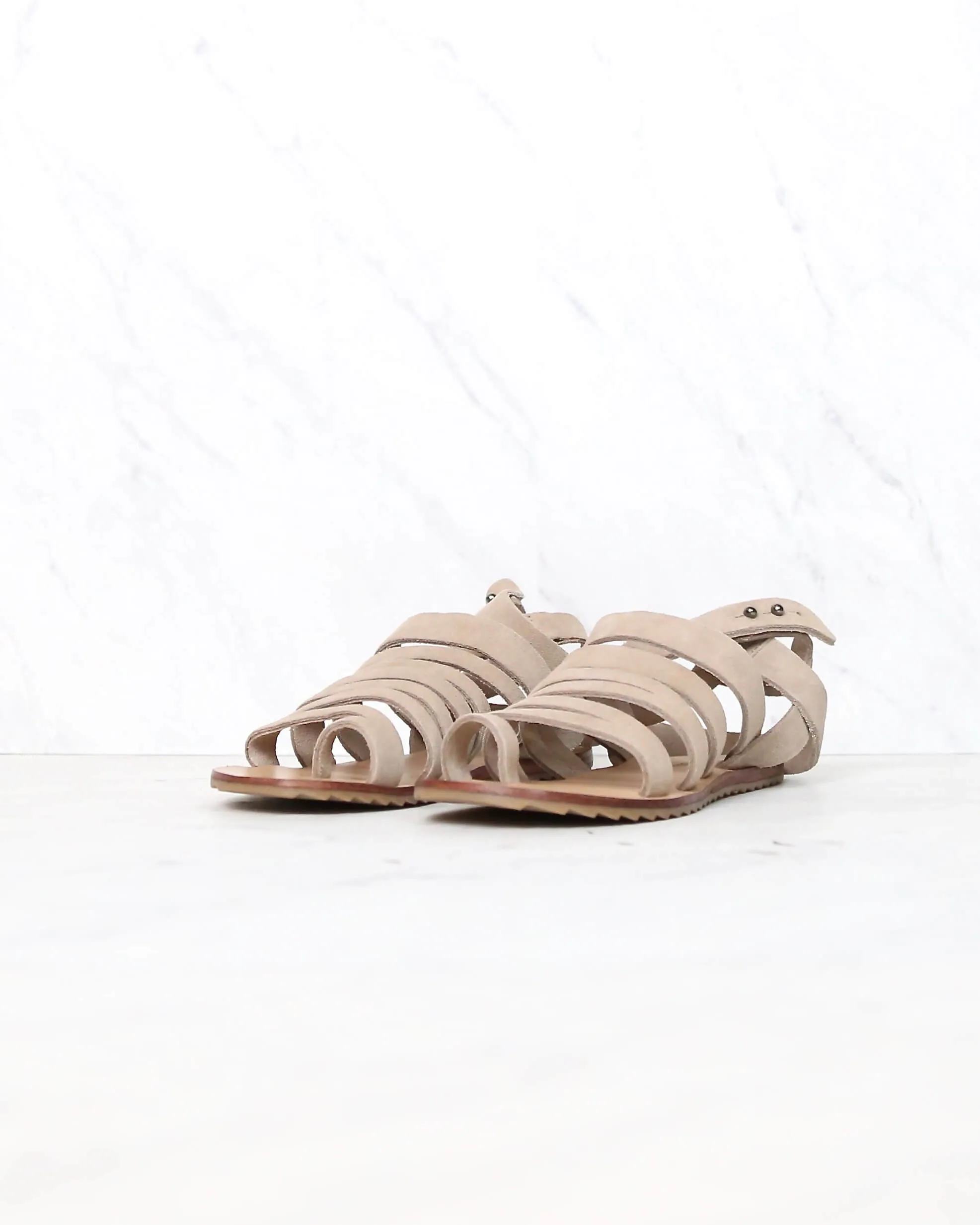 Musse & Cloud - Intense Flat Suede Sandals in More Colors