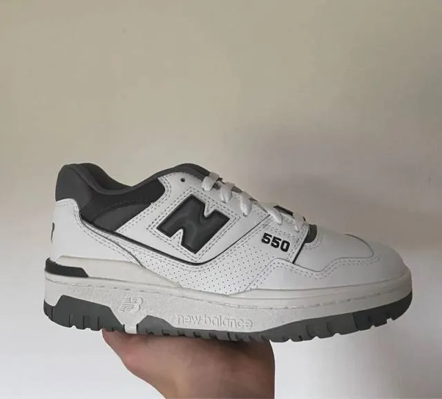 New balance 550 white grey