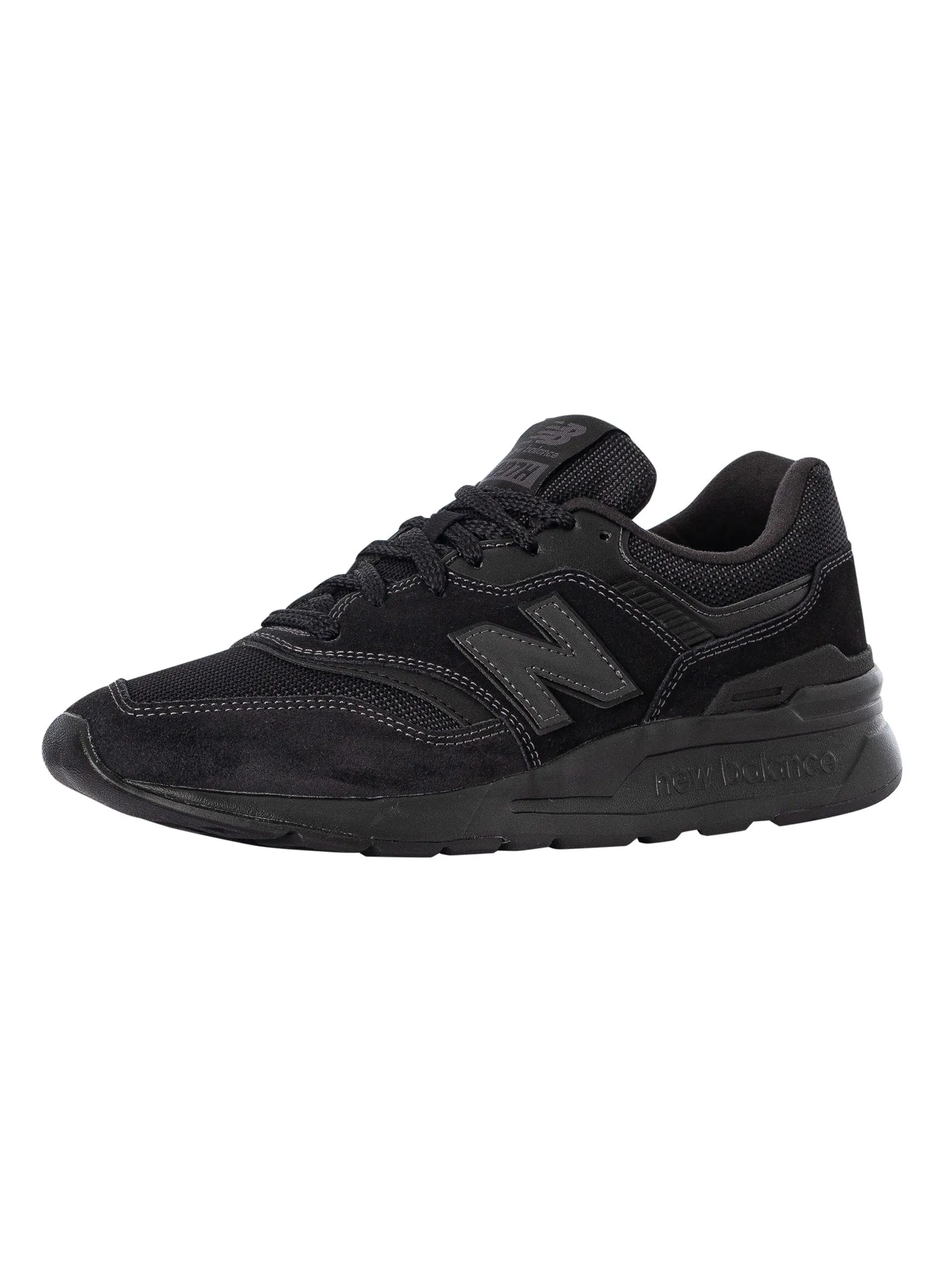 New Balance 997H Suede Trainers - Black/Black