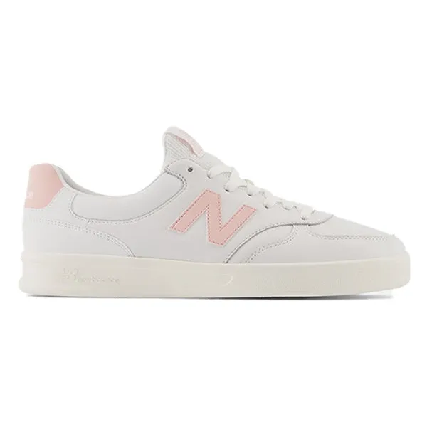 New Balance Leather 300 White Pink