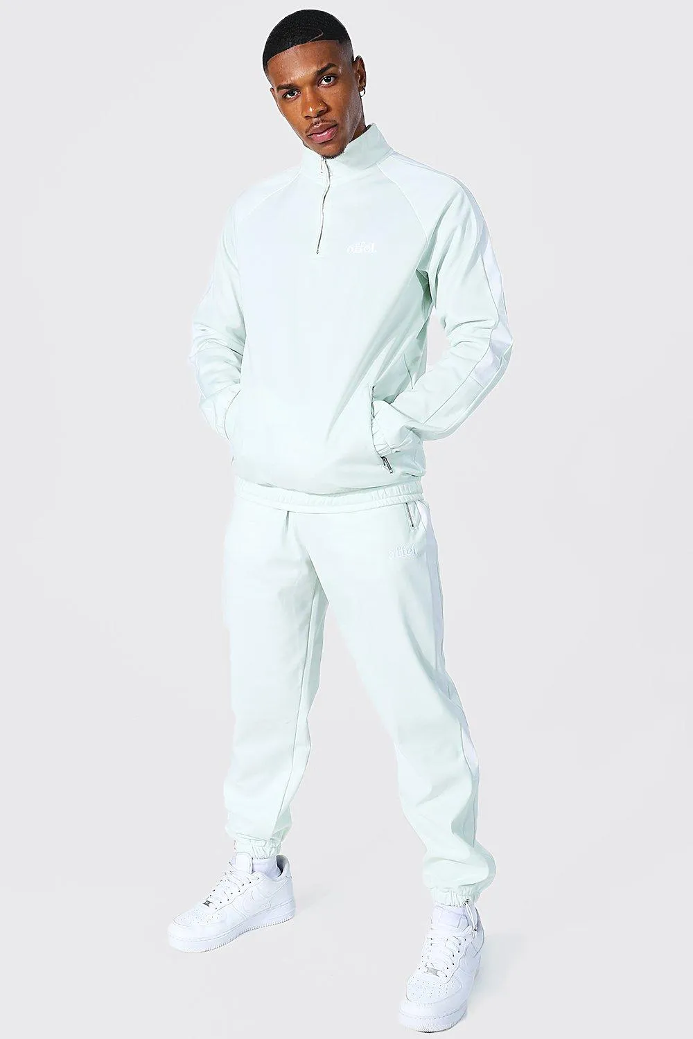 Offcl Side Panel Half Zip Tricot Tracksuit