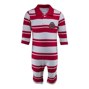 Ohio State Rugby Long Leg Romper