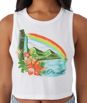 O'Neill Rainbow Hawaii Tank-White