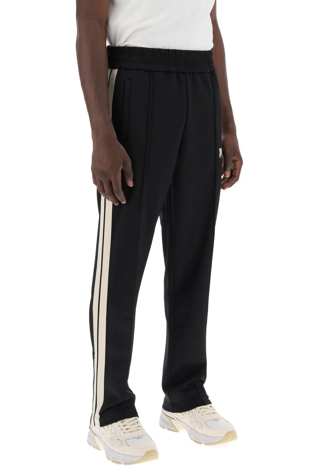 Palm Angels    Palm Angels Contrast Band Joggers With Track In