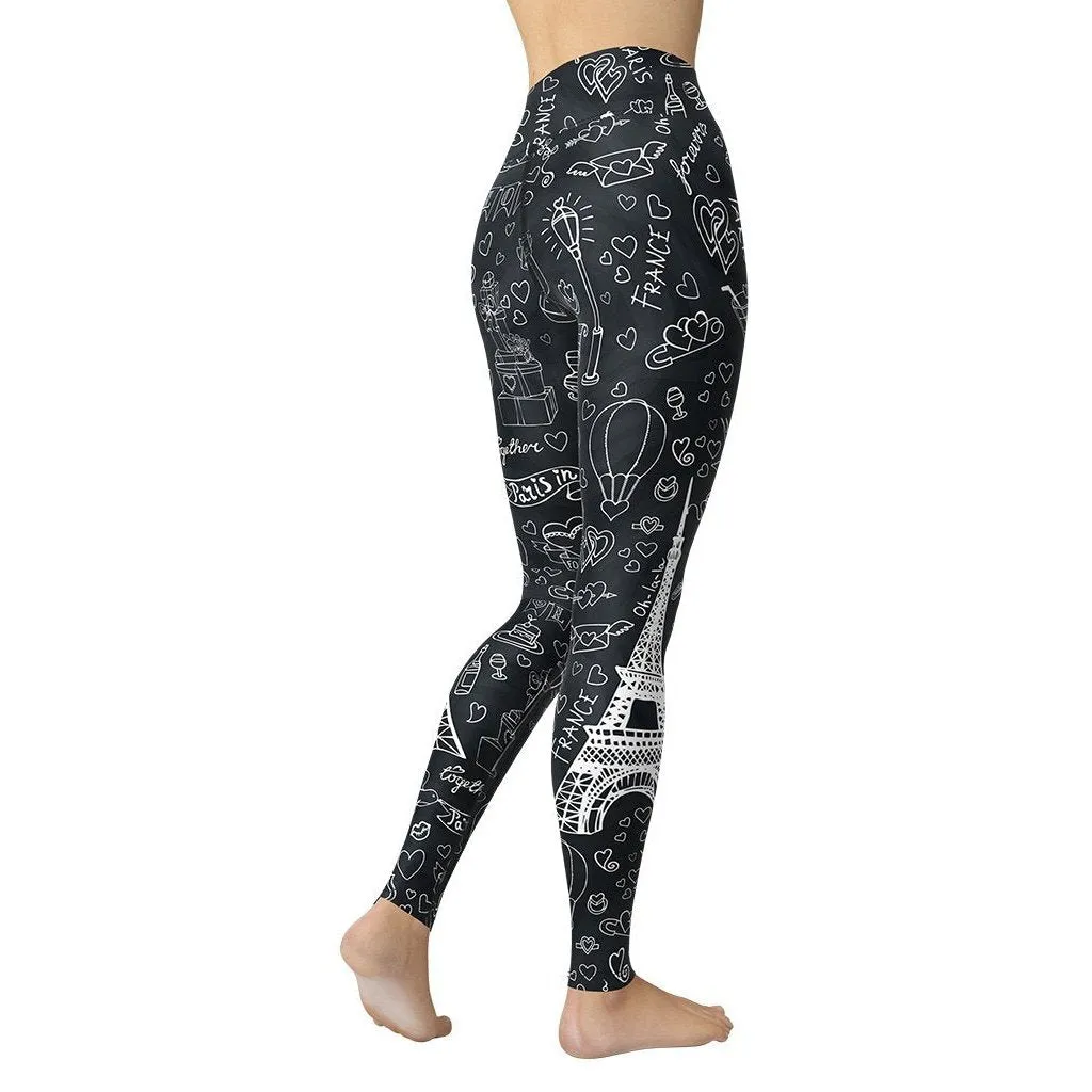 Paris Memories Yoga Leggings