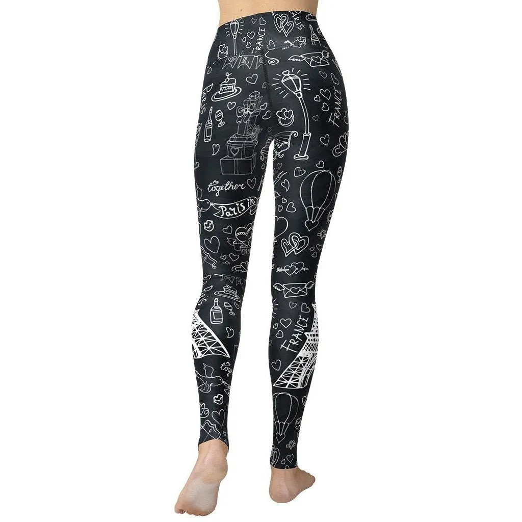 Paris Memories Yoga Leggings