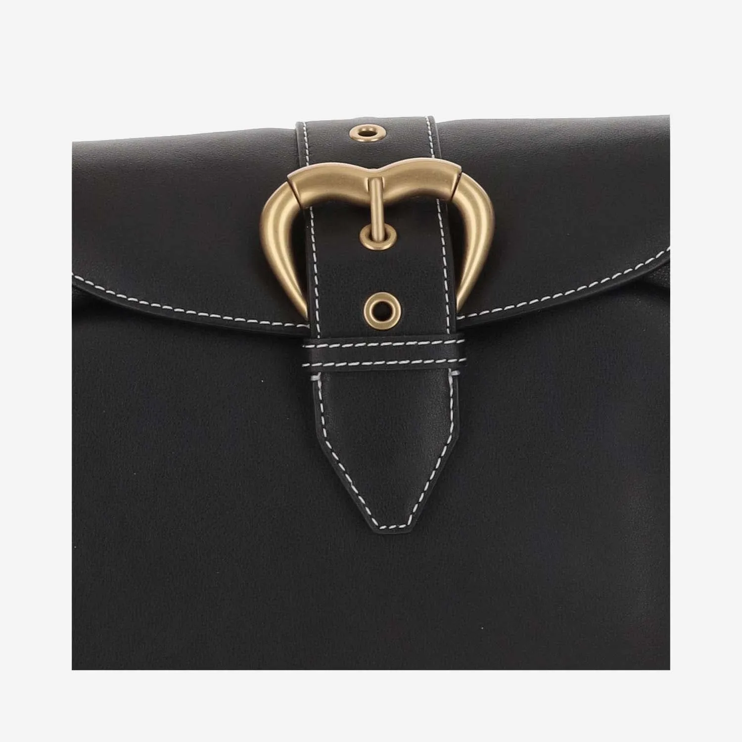 PINKO    Pinko Jolene Shoulder Bag With Heart Buckle