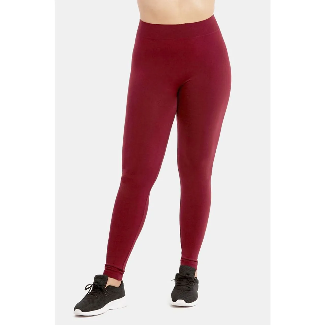 Plus Size Women's Casual Ultra-Soft Workout Leggings (3-Pack)