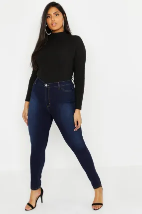 Plus Super High Waisted Power Stretch Jeans