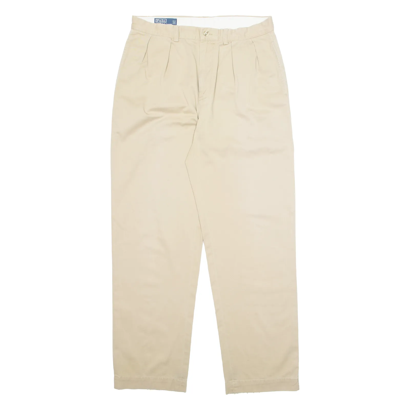 POLO RALPH LAUREN Chino Mens Trousers Beige Regular Straight W32 L32