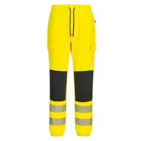 Portwest KX346 KX3 Flexi Yellow Hi-Vis Joggers