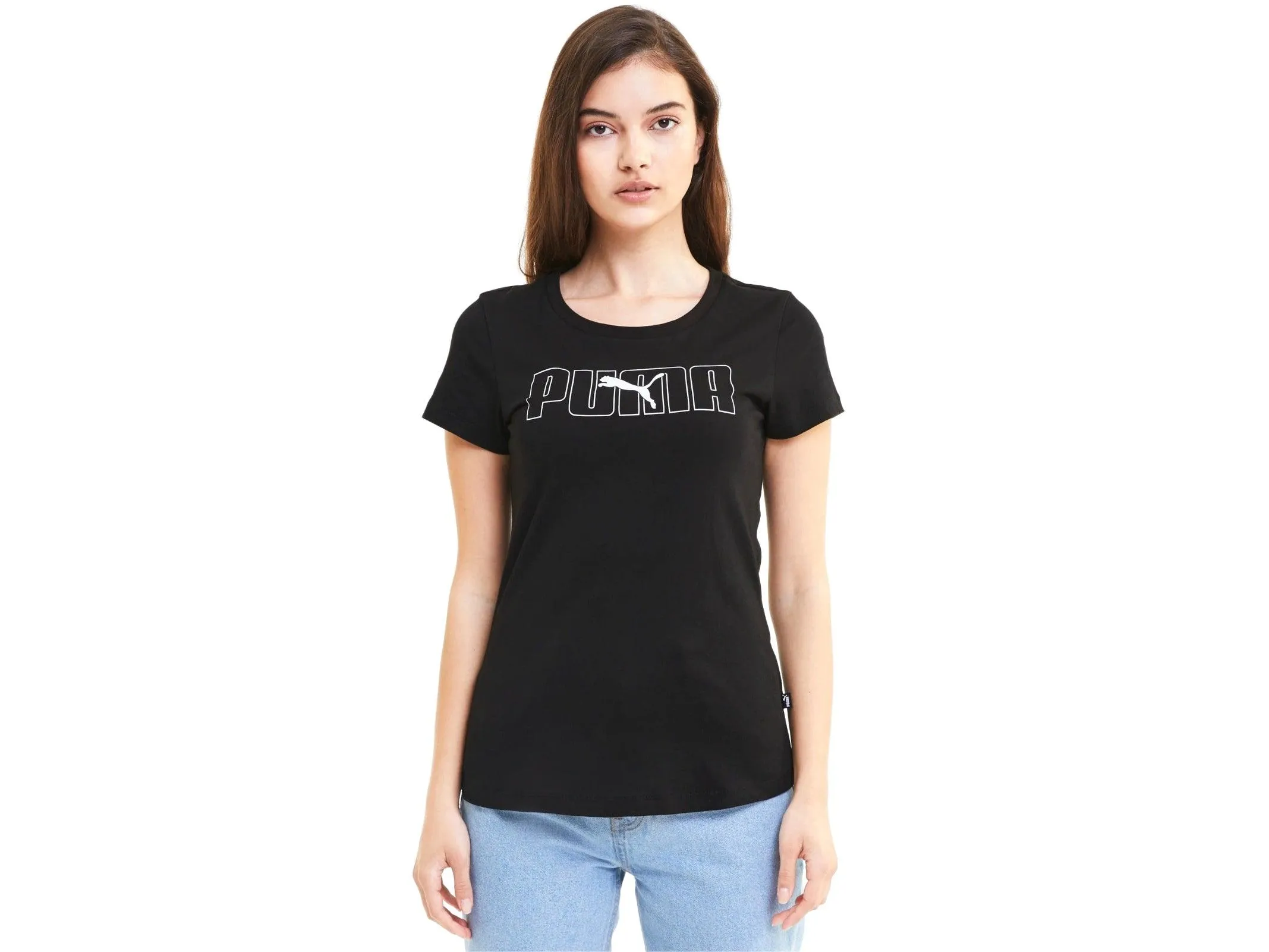 PUMA Rebel Graphic Tee T-Shirt Donna Black 583557 01