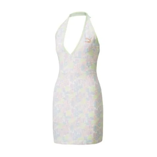 PUMA - Women - Resort AOP Halterneck Dress - Pristine