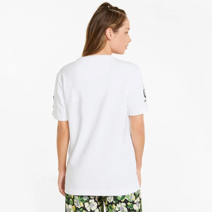 PUMA x LIBERTY Badge Women's Tee - Puma White