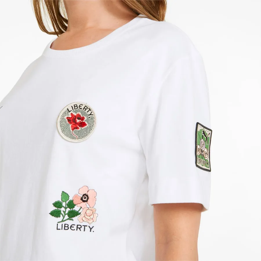 PUMA x LIBERTY Badge Women's Tee - Puma White