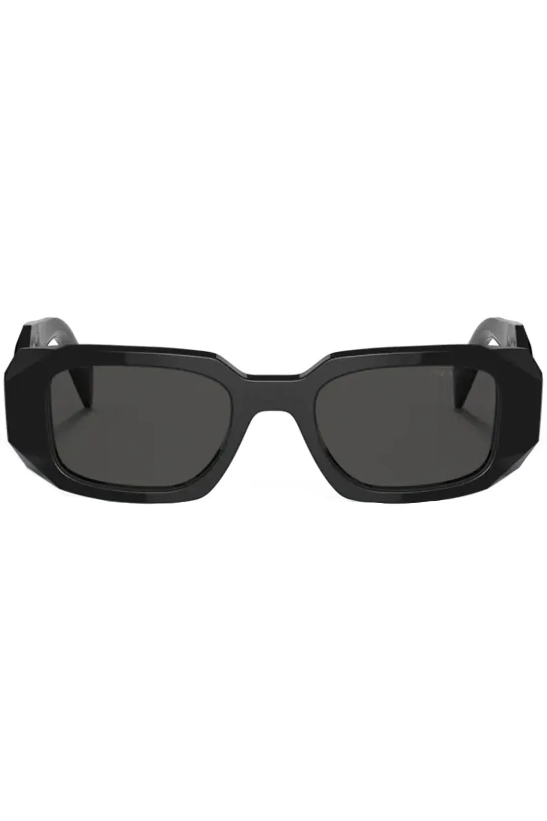 Rectangular Geometric-Temple Sunglasses