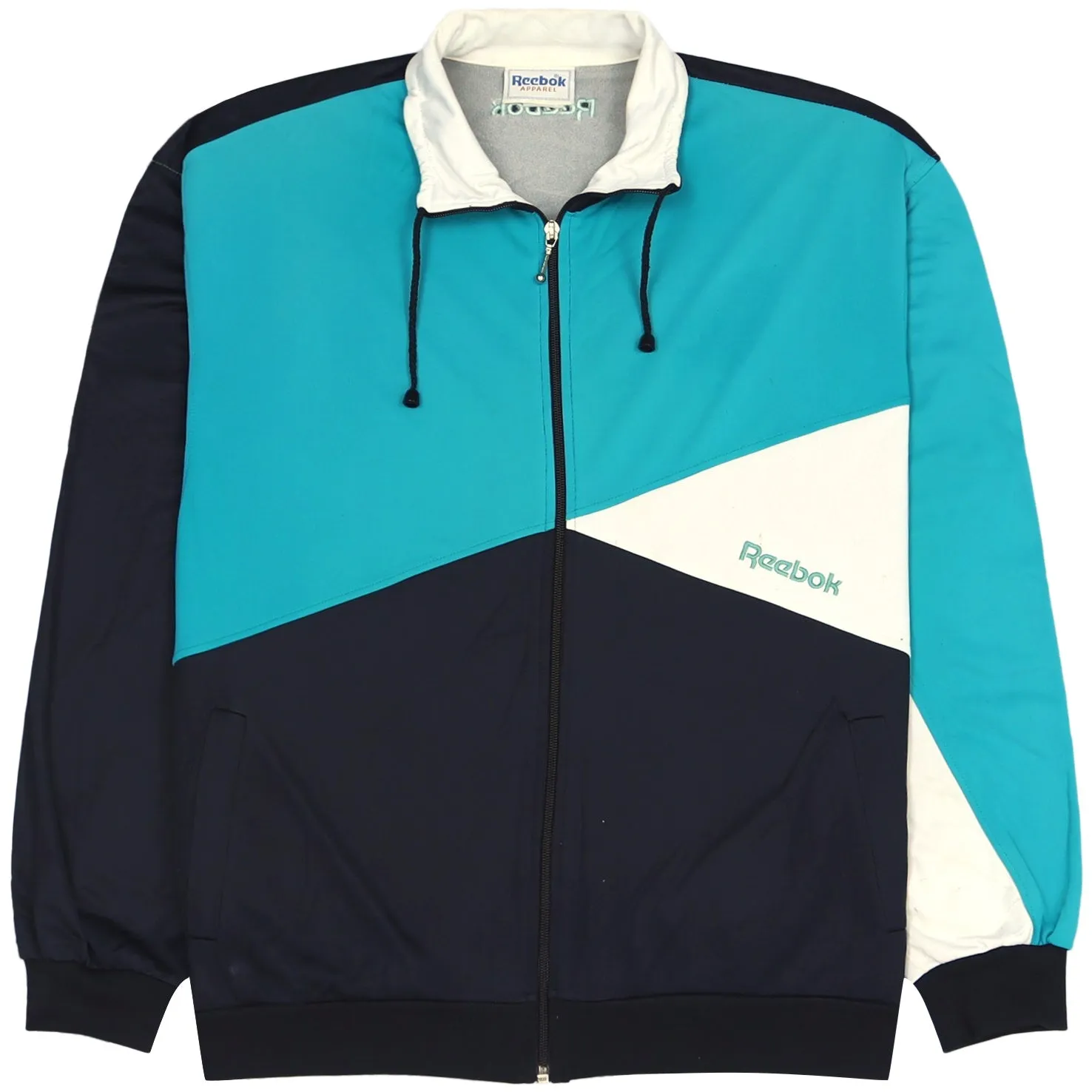 Reebok 90's Track Jacket Teal White Black