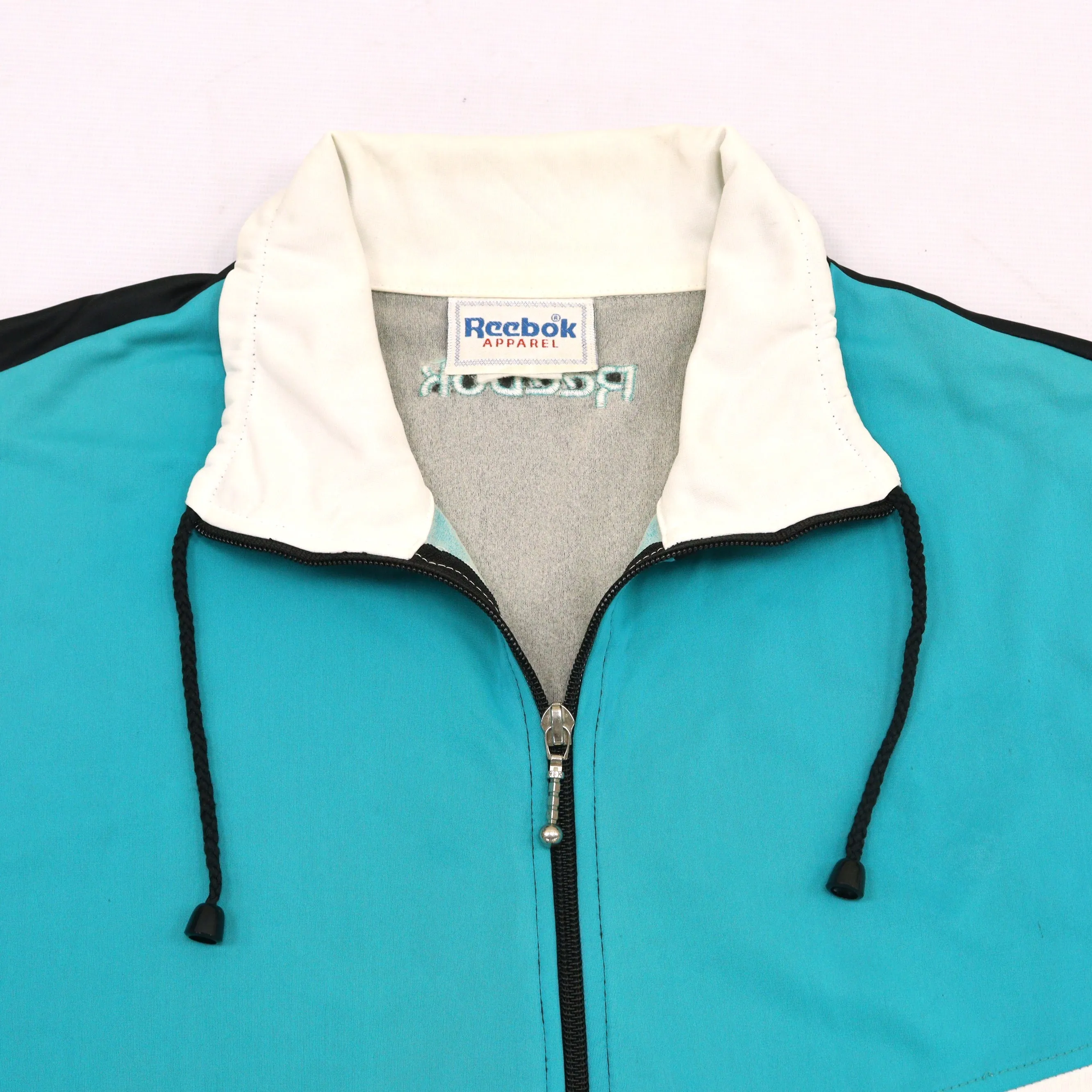 Reebok 90's Track Jacket Teal White Black