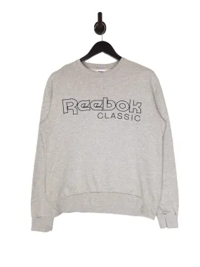 Reebok Classic Spell Out Sweatshirt - Size Medium