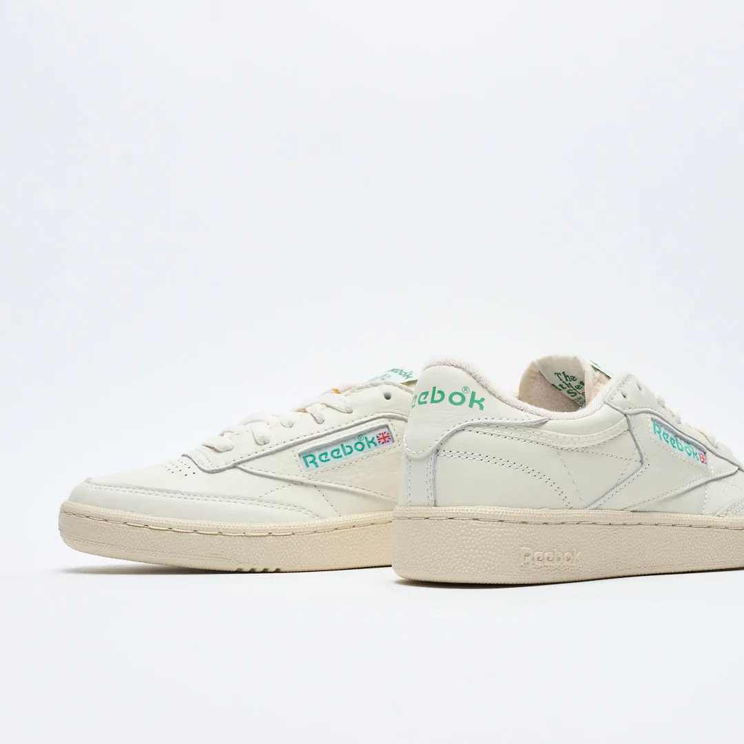 Reebok - Club C 85 Vintage (Chalk/Paper White/Glen Green)