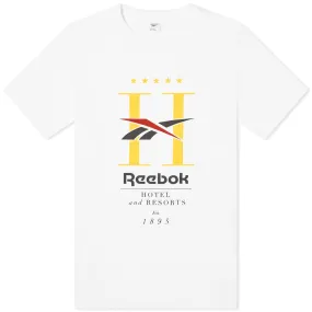 Reebok Hotel Souvenir TeeWhite