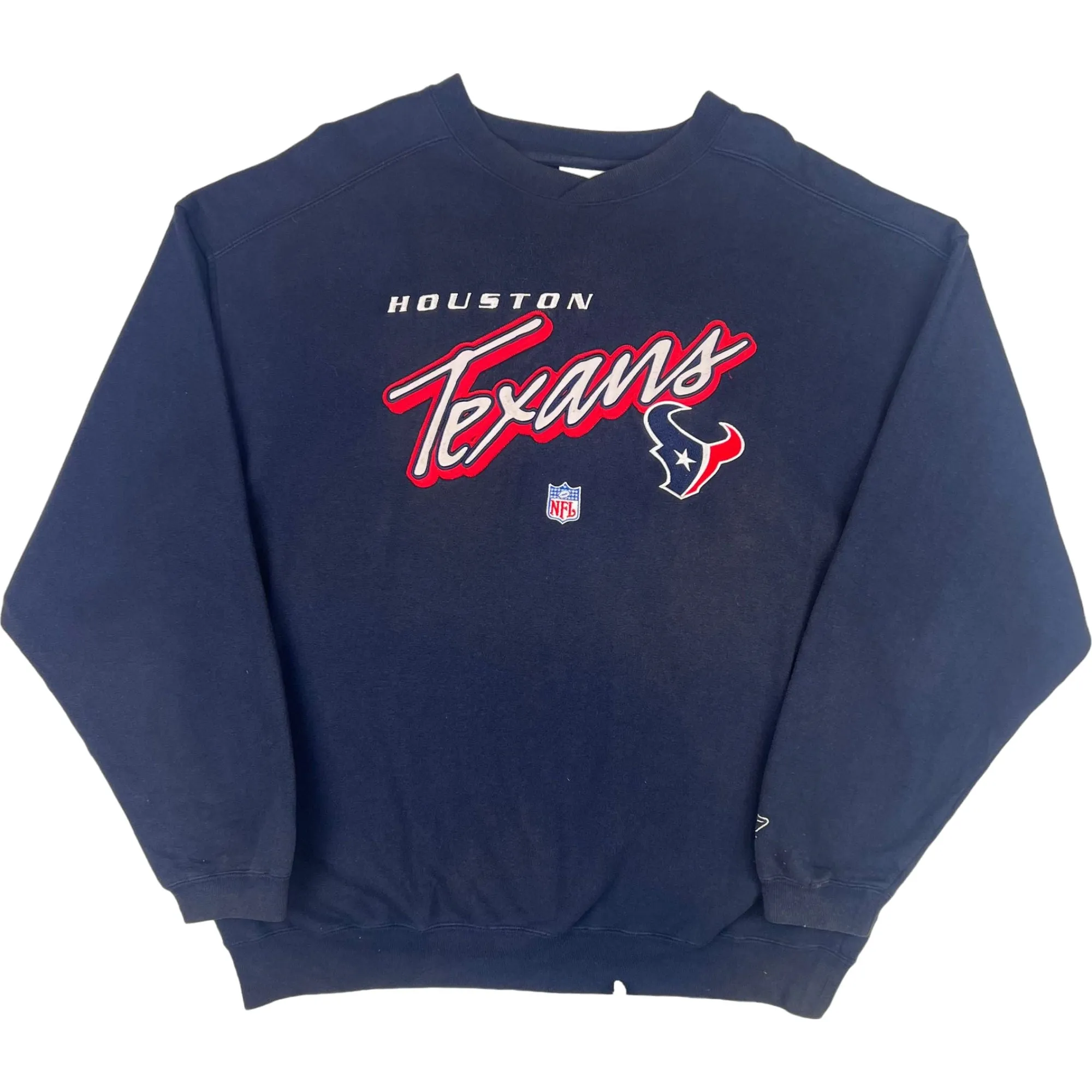 Reebok Houston Texans NFL Crewneck Sweatshirt Navy