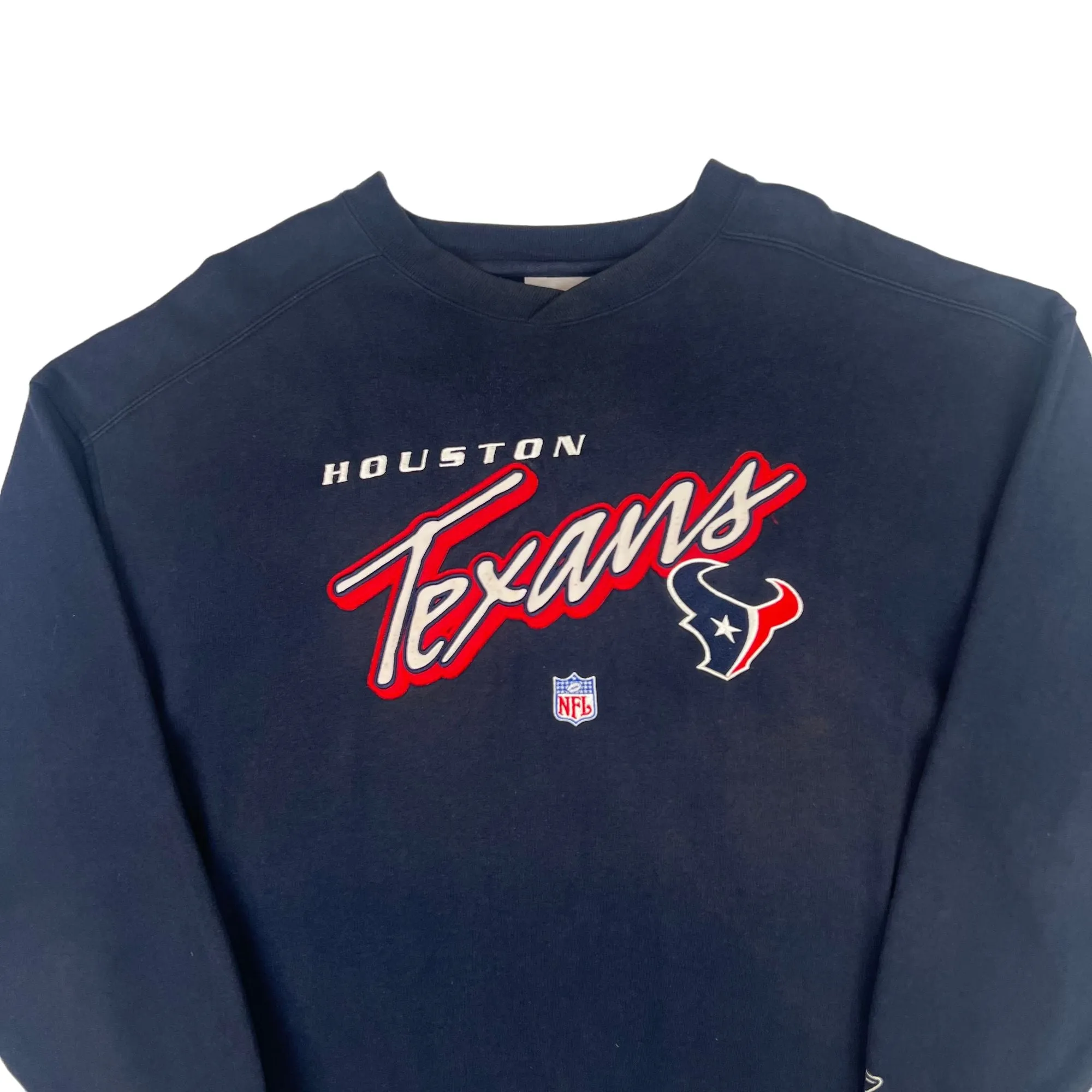 Reebok Houston Texans NFL Crewneck Sweatshirt Navy