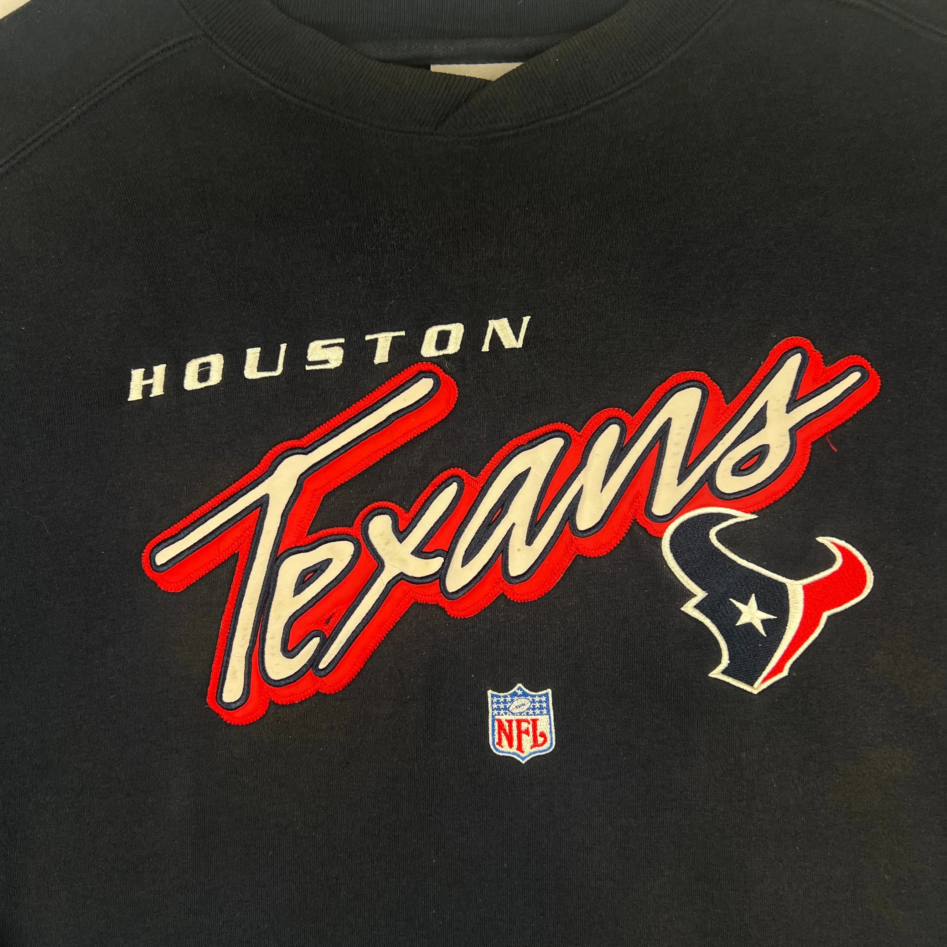 Reebok Houston Texans NFL Crewneck Sweatshirt Navy