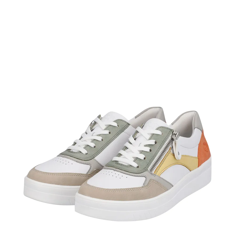 Remonte Women's Kendra 01 Sneakers in White Multi