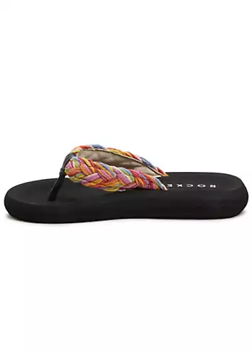 Rocket Dog Ladies Multicoloured Sunset Cord Braided Cord Sandals | Grattan