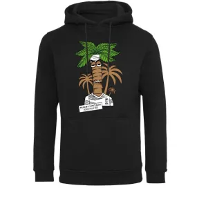 Rugby Vintage - Fiji 'Bored' Palm Tree Hoodie - Black