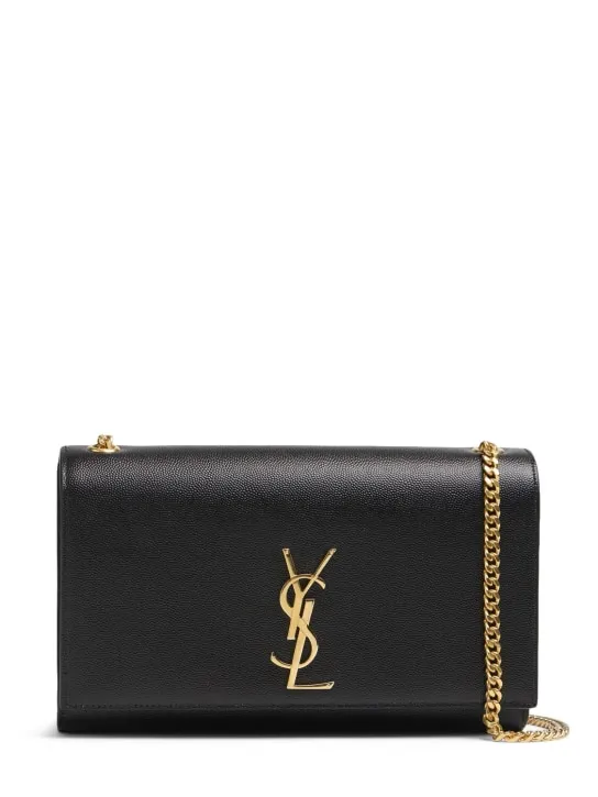 Saint Laurent   Medium Kate grain leather shoulder bag 