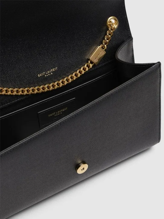 Saint Laurent   Medium Kate grain leather shoulder bag 