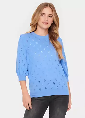 Saint Tropez Doony Short Sleeve Crew Neck Pullover | Grattan