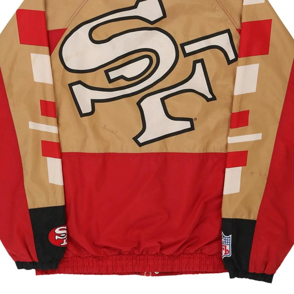 San Fransisco 49ers Reebok NFL Jacket - Large Red Nylon