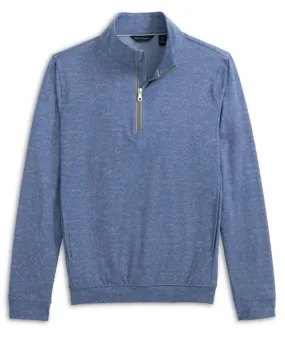 Scott Barber Performance 1/4 Zip Pullover: Denim