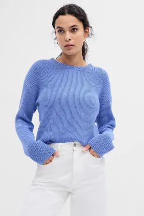 Shaker-Stitch Crewneck Jumper