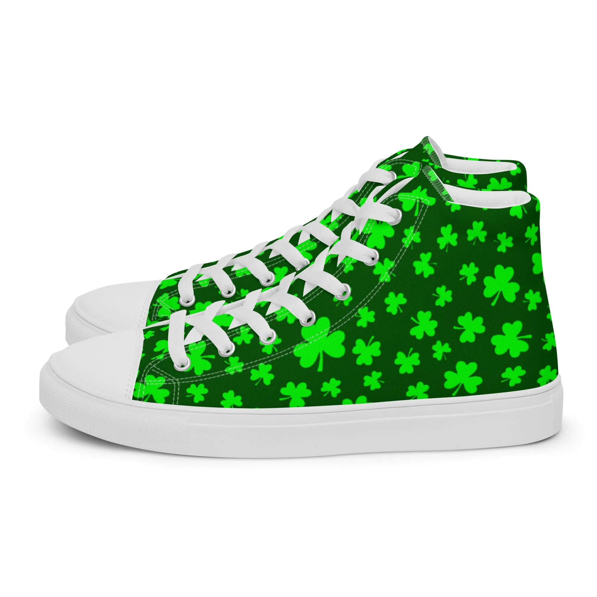 Shamrock Men’s High Top Canvas Shoes