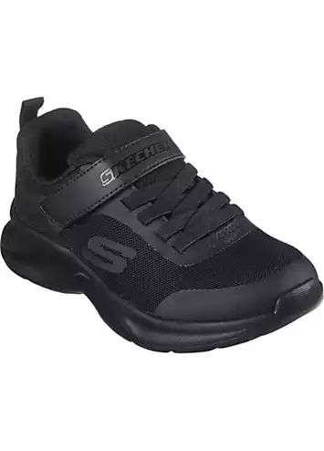 Skechers Girls Black Dynamatic Trainers | Grattan