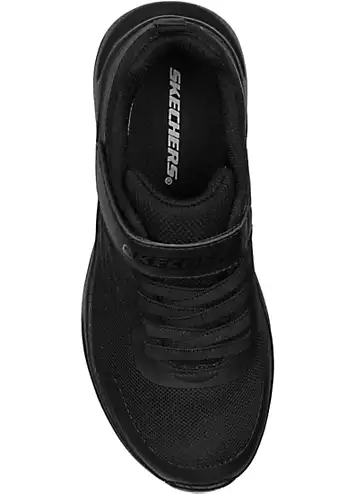 Skechers Girls Black Dynamatic Trainers | Grattan