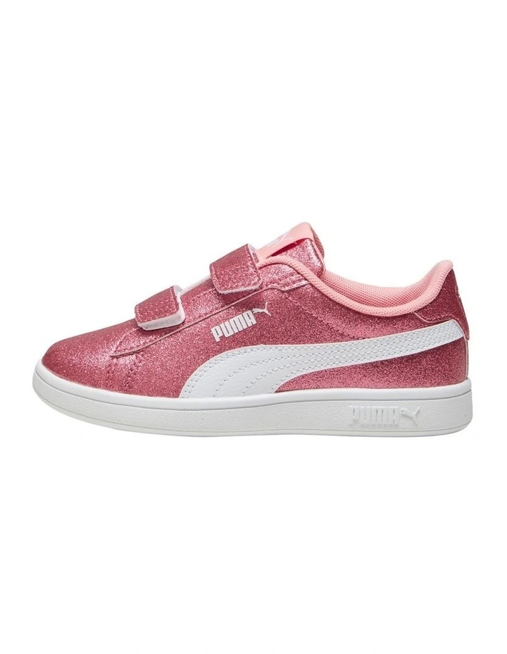 Smash 3.0 Glitz Glam Self-Fastening Pre-School Sneakers In Peach