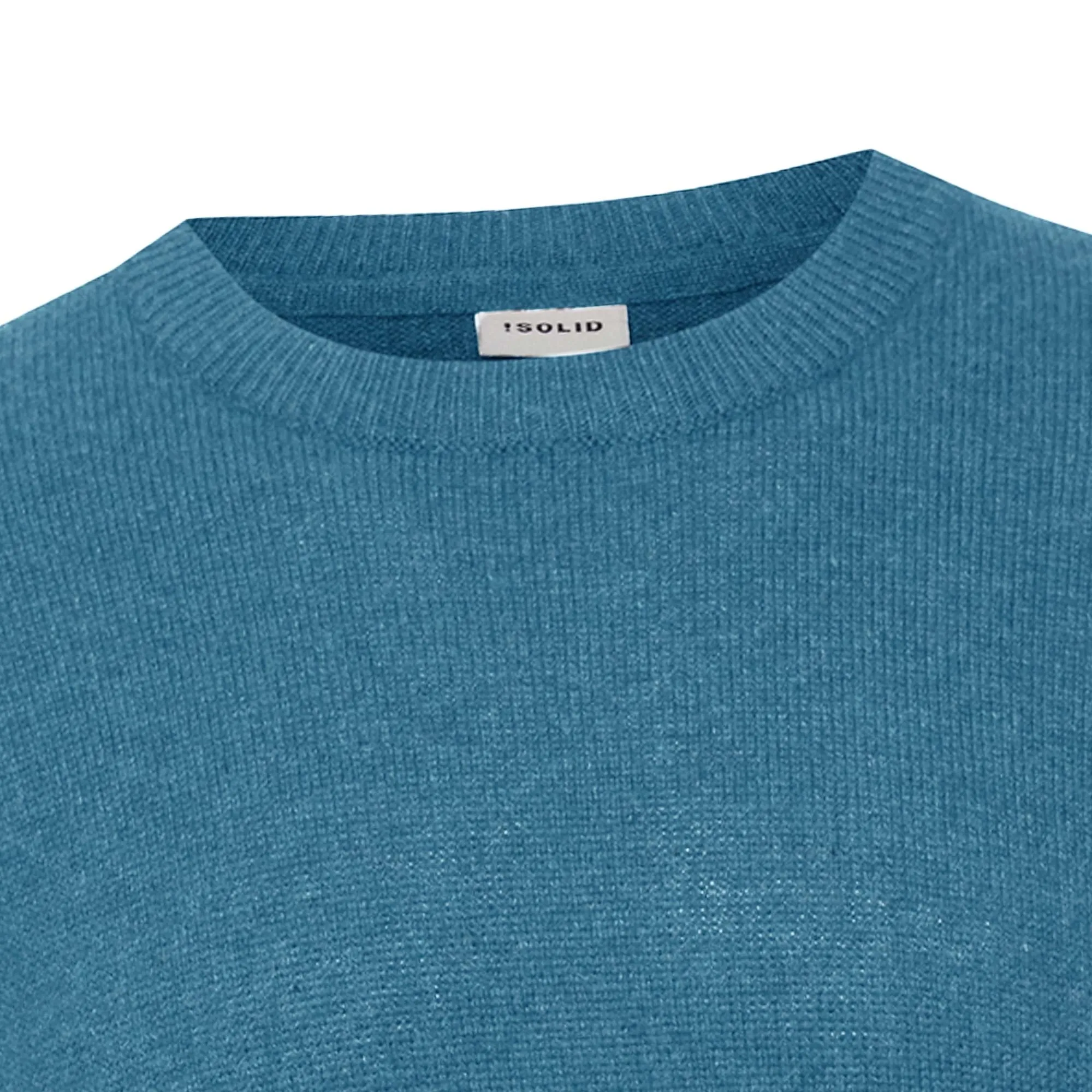 Solid Denmark Dyllon Pullover Jumper - Faded Denim