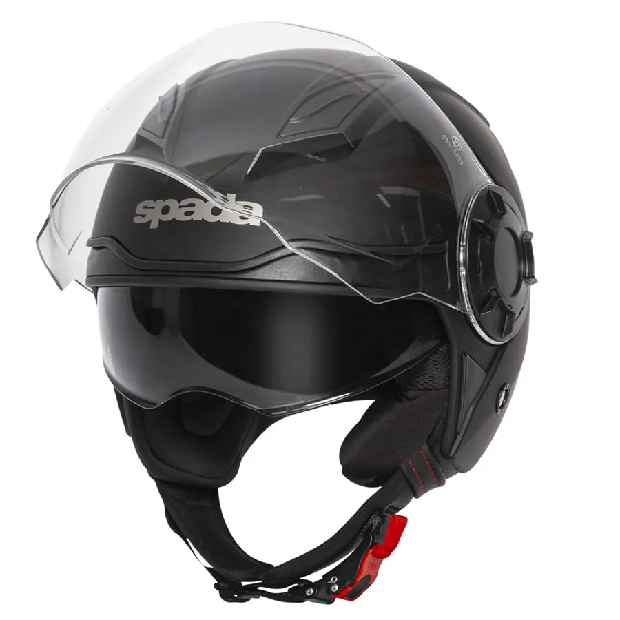 Spada Lycan Plain Helmet - Matt Black