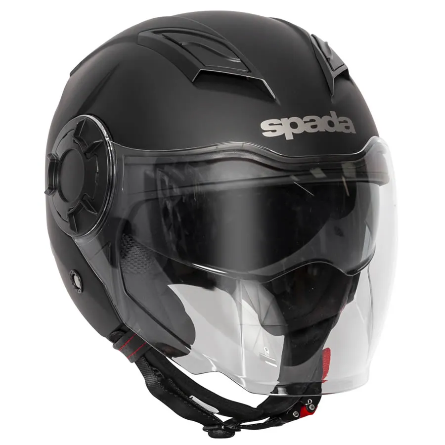 Spada Lycan Plain Helmet - Matt Black