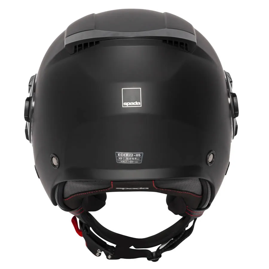 Spada Lycan Plain Helmet - Matt Black